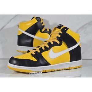 Vintage 2011 Nike Dunk High Yellow UN WU-TANG Killer Bee Size 12 Rare 317982-703